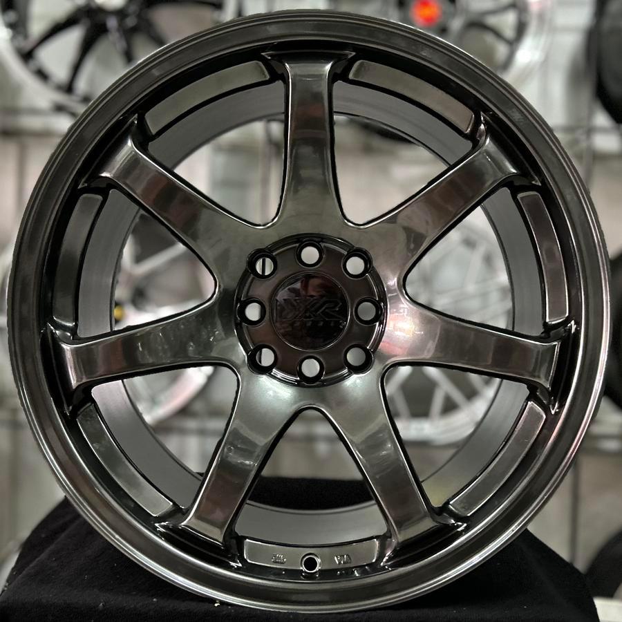 VELG XXR RING 17 LEBAR 8.25/9.25 PCD 8X100/114.3 ET 35/38 WARNA CHROMIUM BLACK | VELG MOBIL