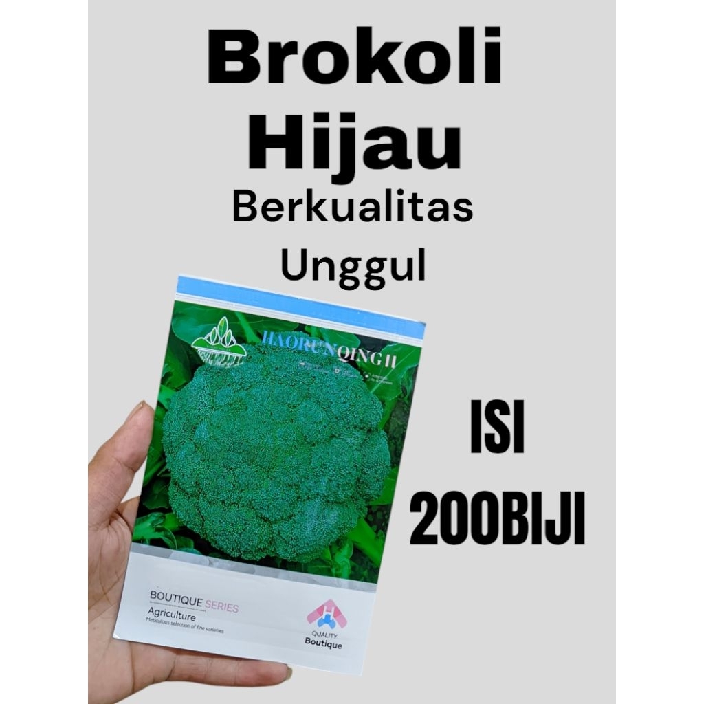 

benih brokoli Hijau kualitas premium kemasan ori pabrik