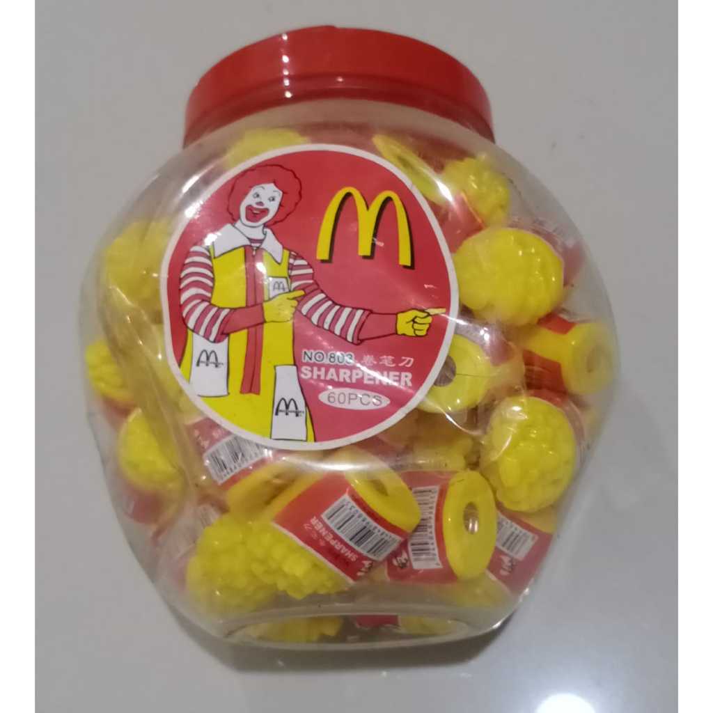 

Rautan Toples Murah Serutan Toples (1 Toples Isi 60pcs) / Rautan Toples / Penyerut / Sharpener