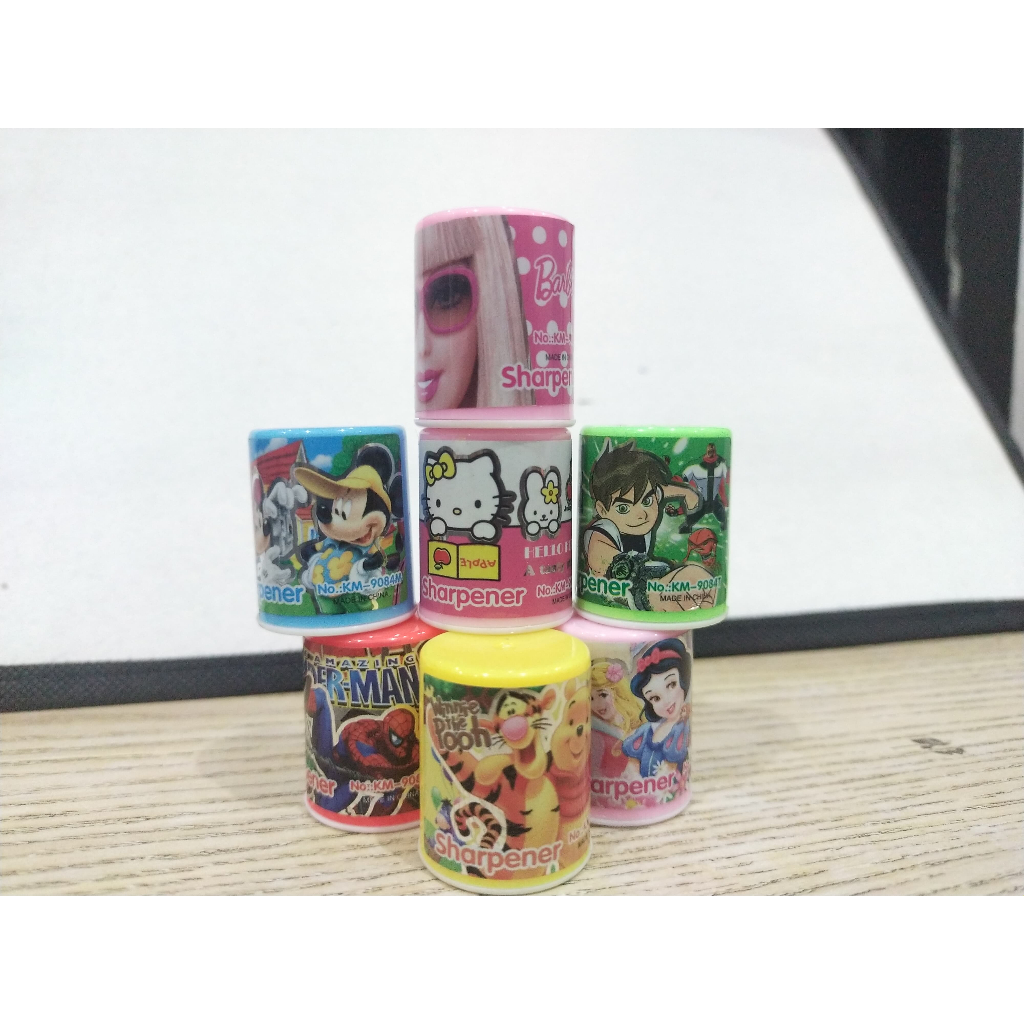 

Rautan Serutan Sharpener Lucu Model Tabung Kecil Fancy