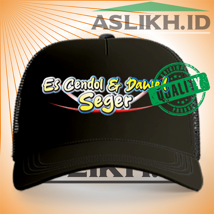 ASLIKH.ID TOPI TRUCKER JARING PREMIUM ES CENDOL DAWET SEGER