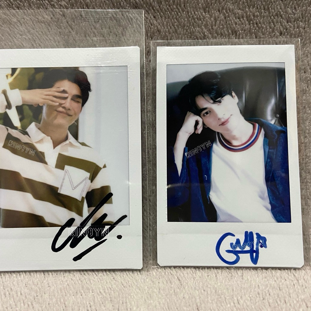 Polaroid Gulf Kanawut // Signed polaroid gulf