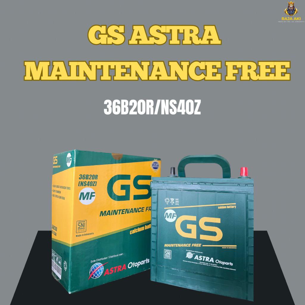 AKI MOBIL GS ASTRA MF KERING NS40Z UNTUK MOBIL AVANZA TERIOS RUSH XENIA LUXIO GRANDMAX APV CARRY T12