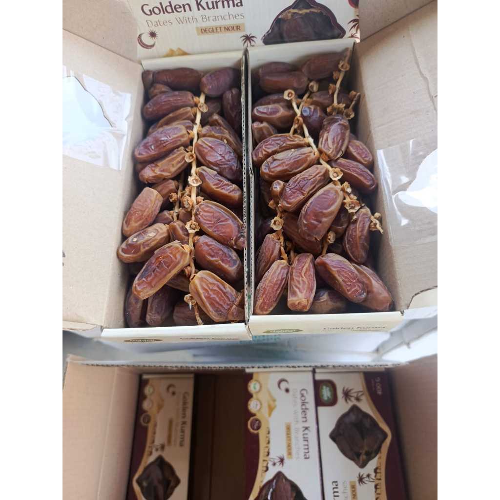 

Kurma Tunisia Tangkai GOLDEN KURMA 400 GRAM exp 2026
