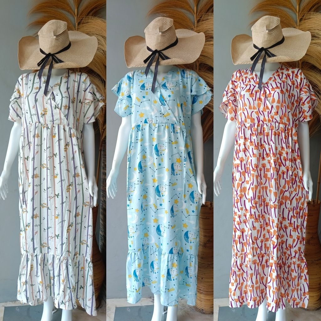 SABRINA DRESS/DASTER RAMPEL/DASTER PANJANG/KIMONO PANJANG/KIMONO RAMPEL/DASTER PANJANG/DASTER MURAH/