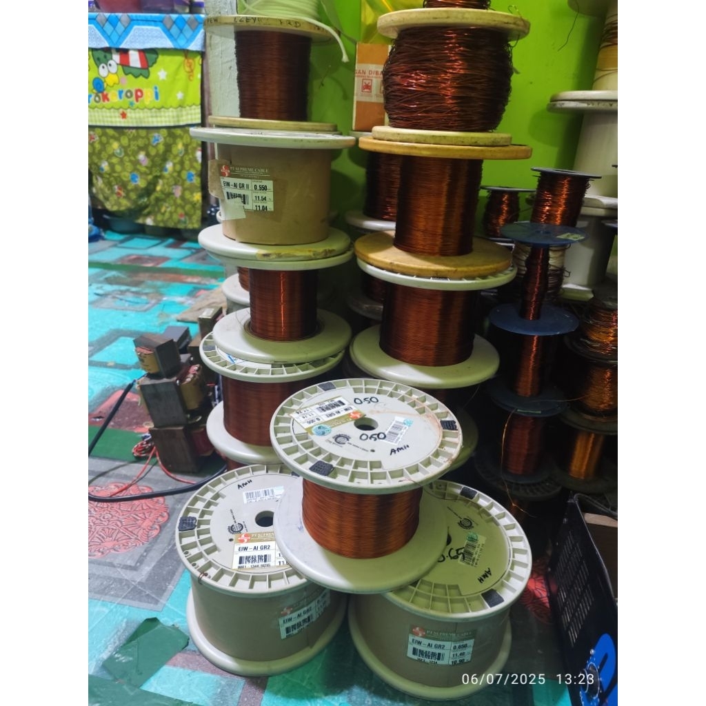 KAWAT EMAIL TEMBAGA UKURAN 0.40MM