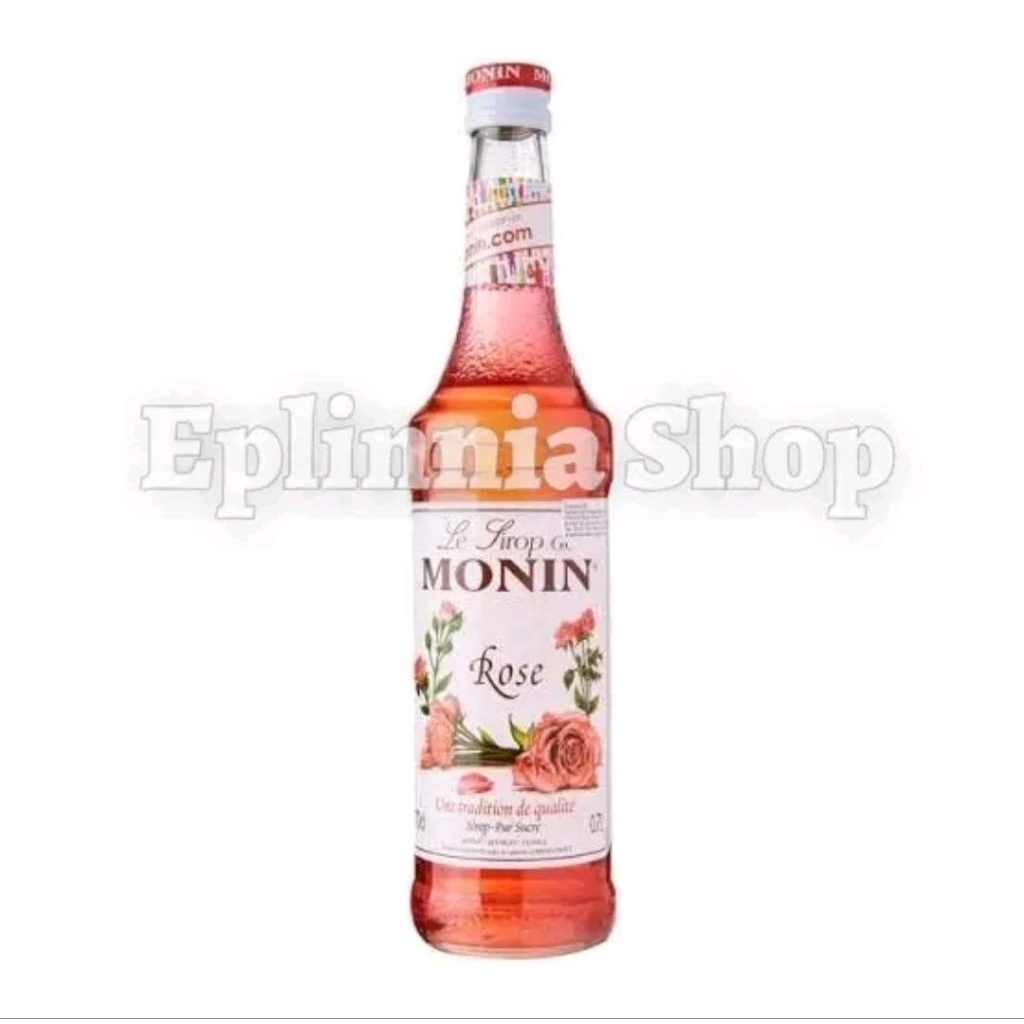 

Monin Rose Syrup 700 ml - Sirup Rasa Bunga Mawar