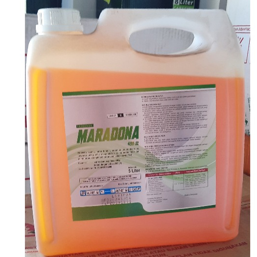 Racun Rumput MARADONA 490SL 5 Liter Herbisida Basmi Gulma Tuntas sampai Akar