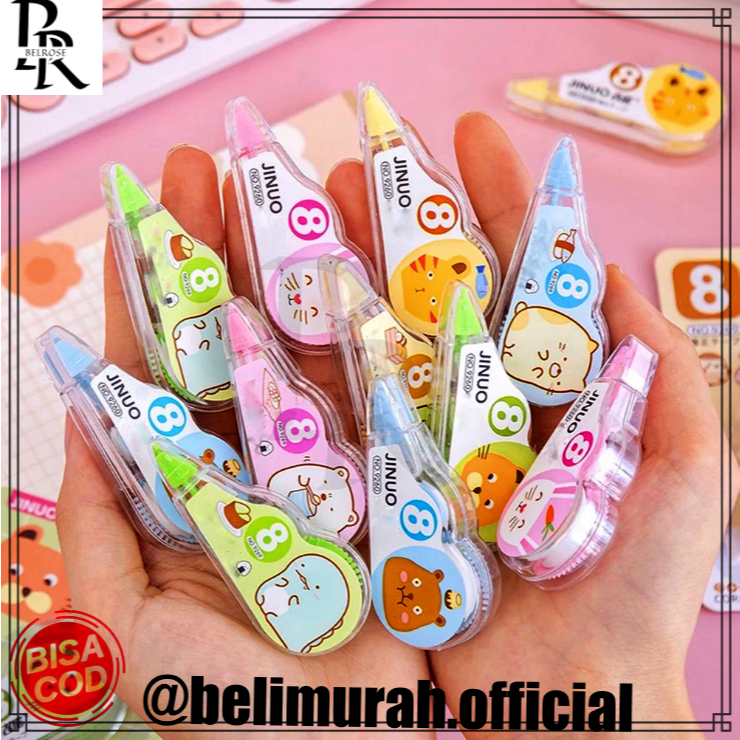 

[RANDOM] Correction Tape Disney Correction Tape Students Stationary School Supplies 8M Multiple Color Tipe-x Karakter Lucu Penghapus PenaTip-ex Kertas