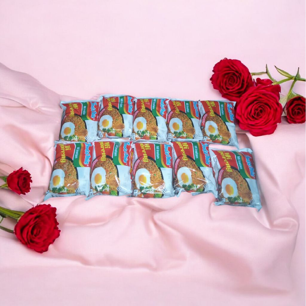 

10 bungkus indomie rasa goreng