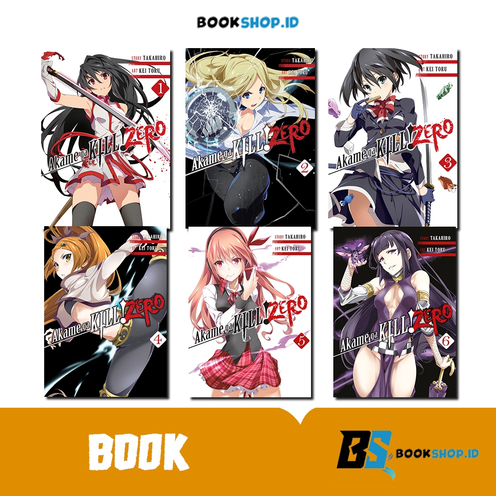 Komik Manga Akame ga Kill  ZERO Vol. 1 - 10 | Bahasa Inggris ( English )