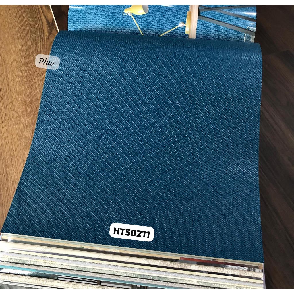 Wallpaper Dinding Polos Biru Cream Texture Cat Unoq