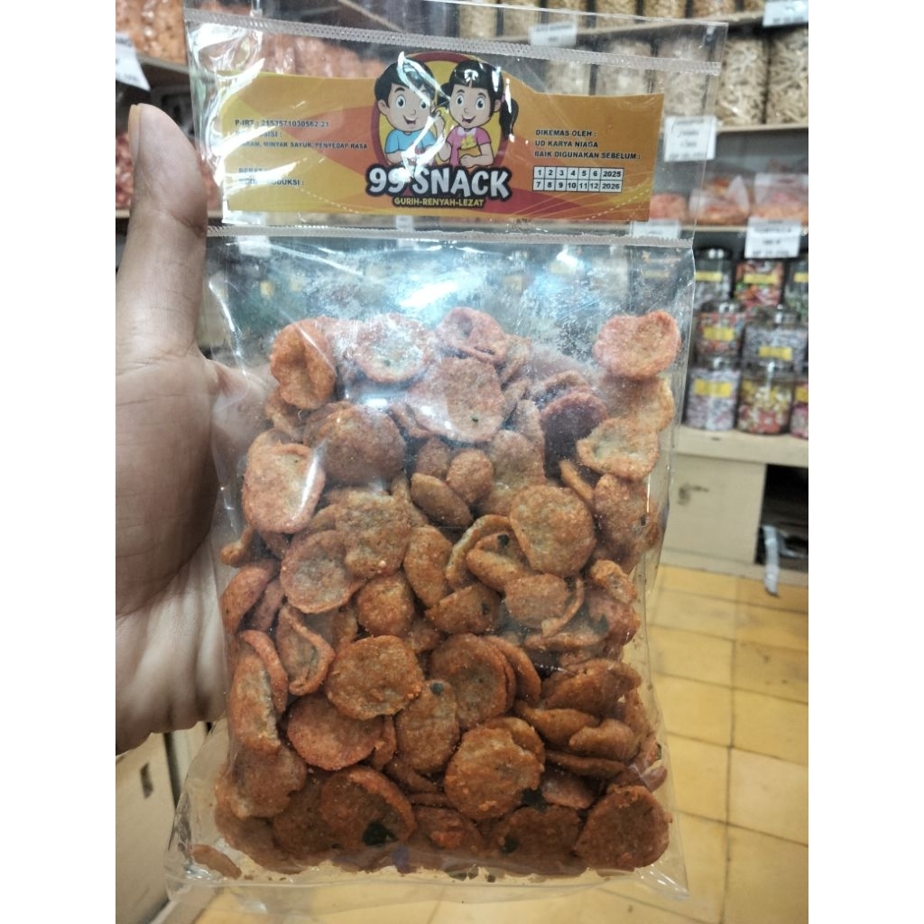 

camilan basreng koin mini 120gr