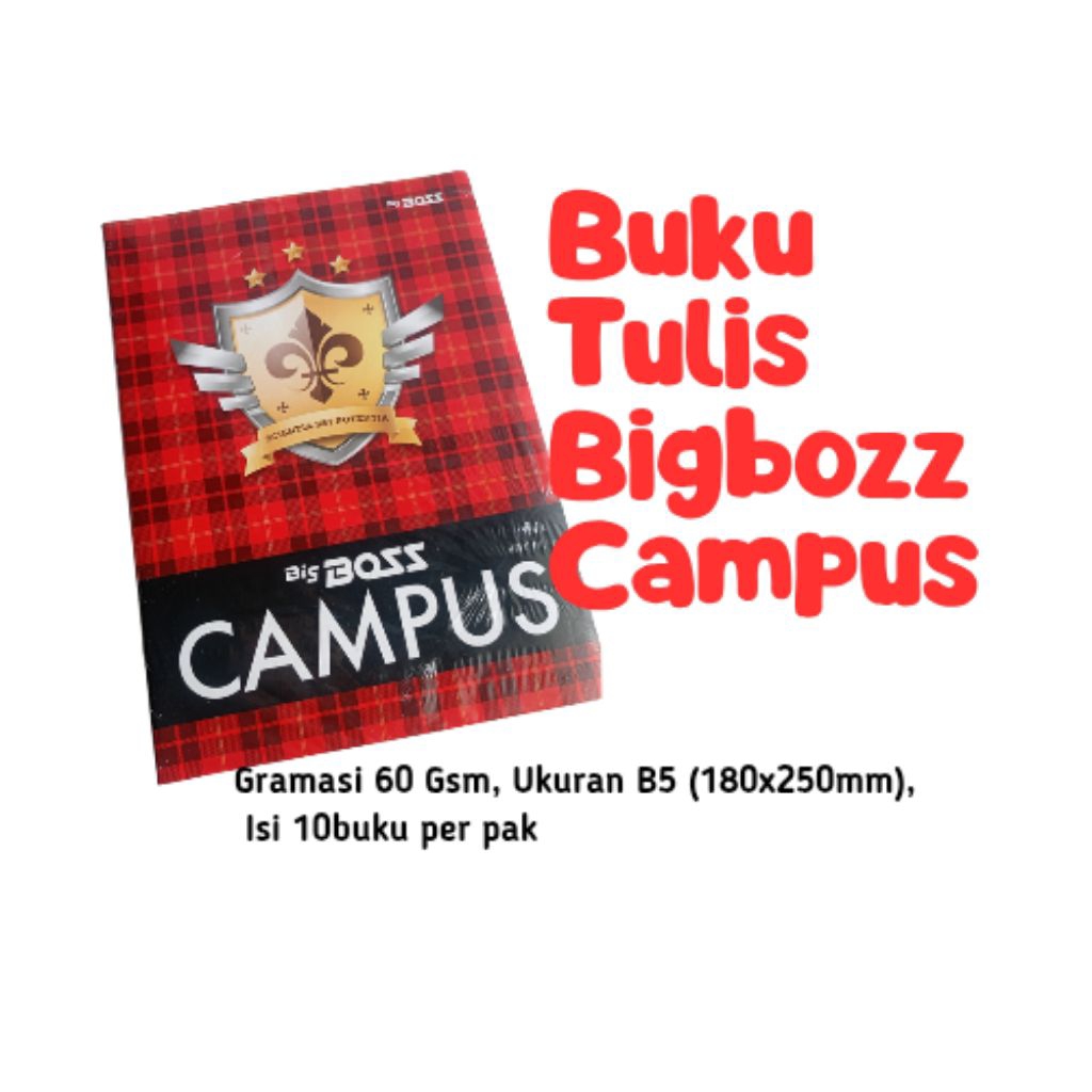 

Buku Tulis Big Boss 36 Lembar Pak Isi 10 Buku