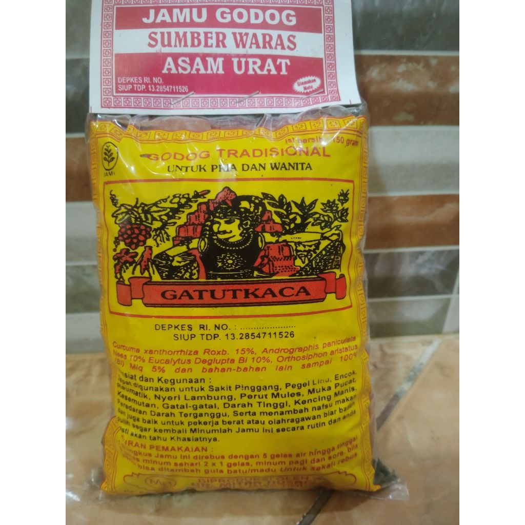 

jamu godog asam urat, pegel linu rematik