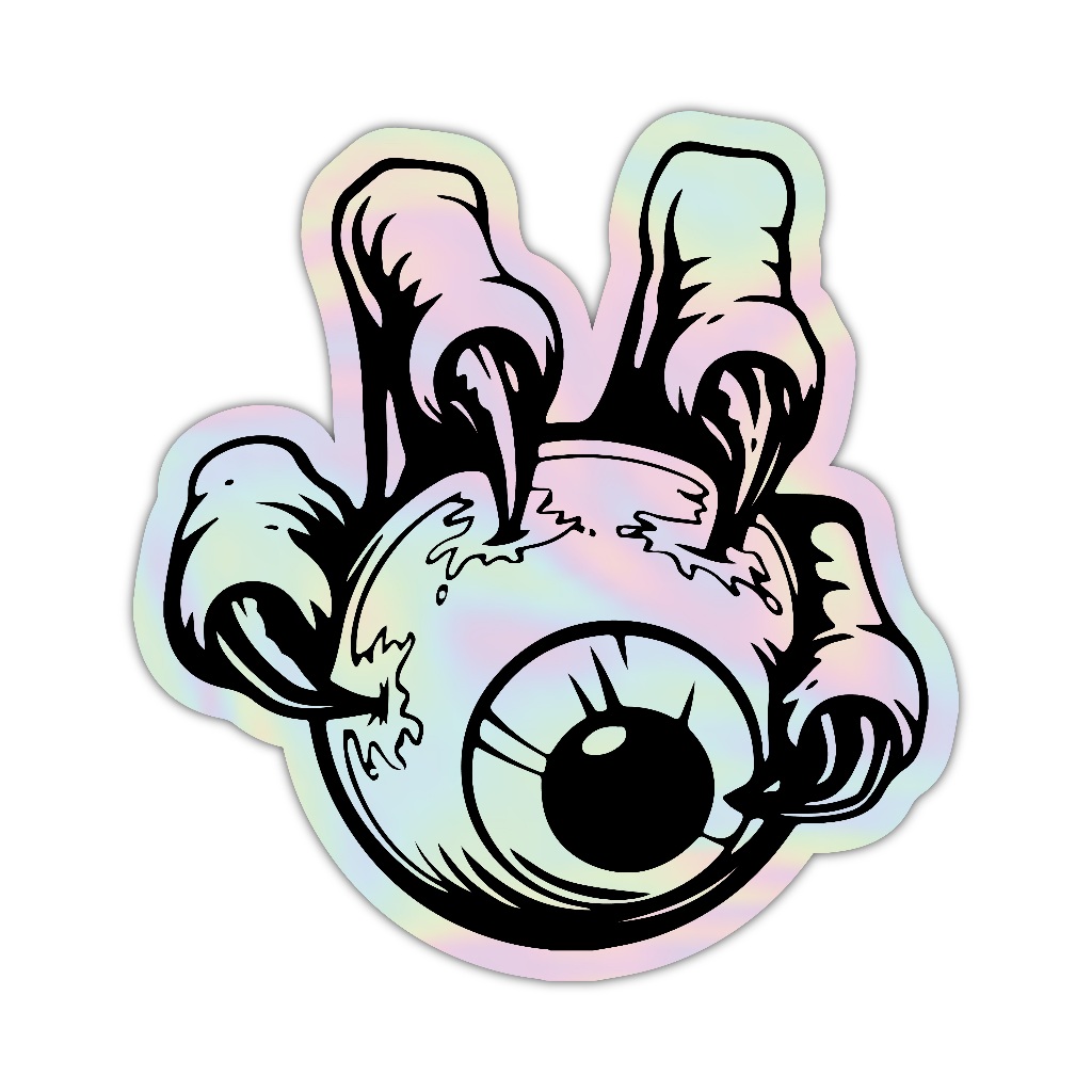 

Z409 sticker mata aesthetic, stiker hologram satuan