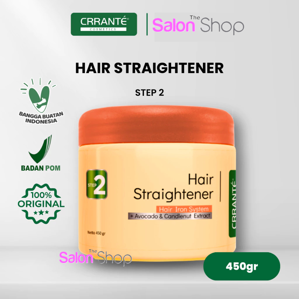 Crrante Hair Straightener Step 2 450 gr | Rebonding Cream Neutralizer Netral Pelurus Rambut | gdkd01