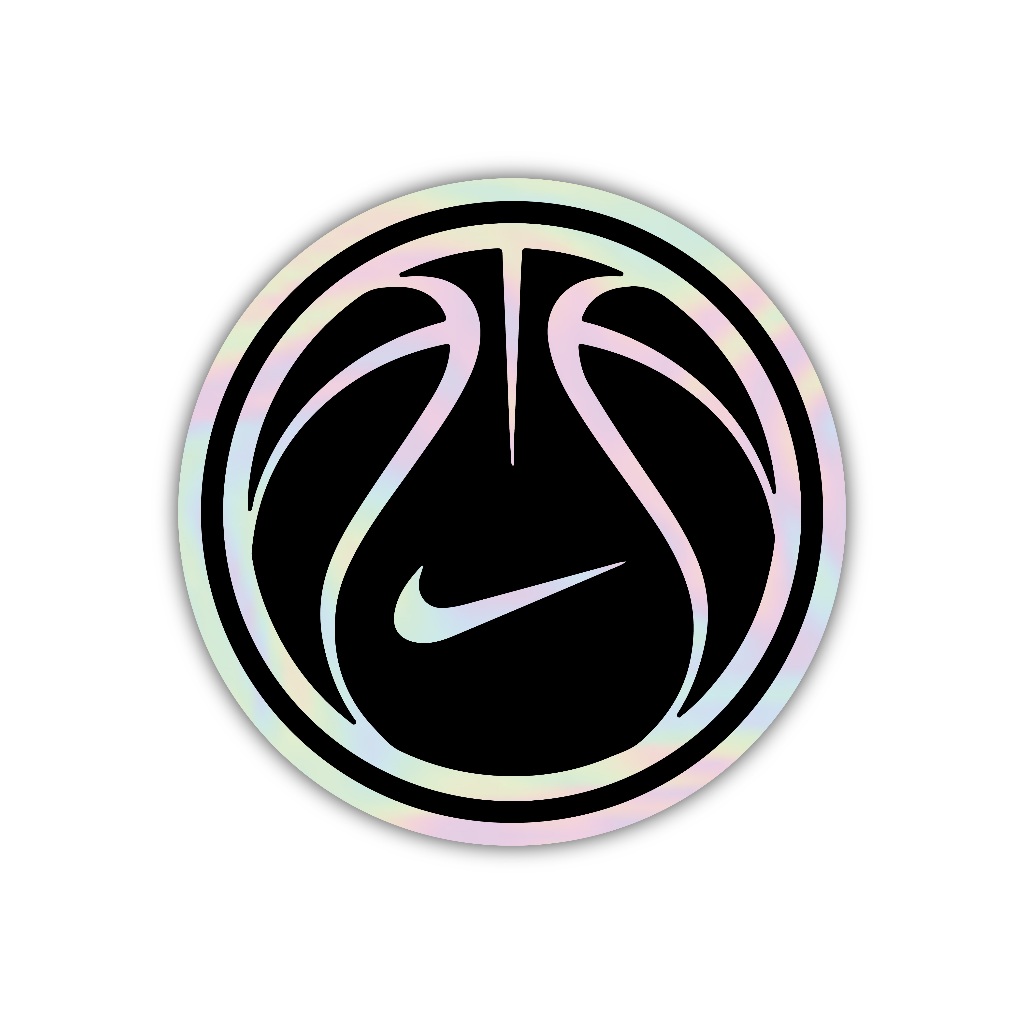 

Z421 sticker bola basket aesthetic, stiker hologram satuan