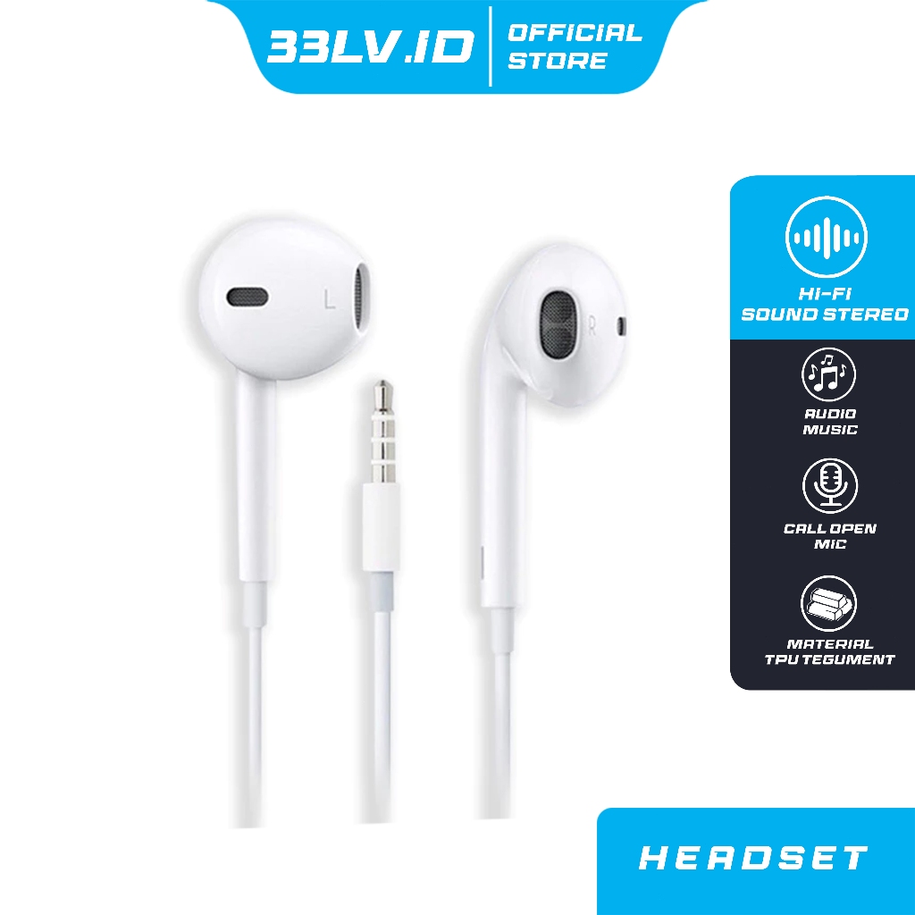 33LV.ID Headset 7 7Plus 8 8Plus X XS XS Max XR XS XS Max - I7