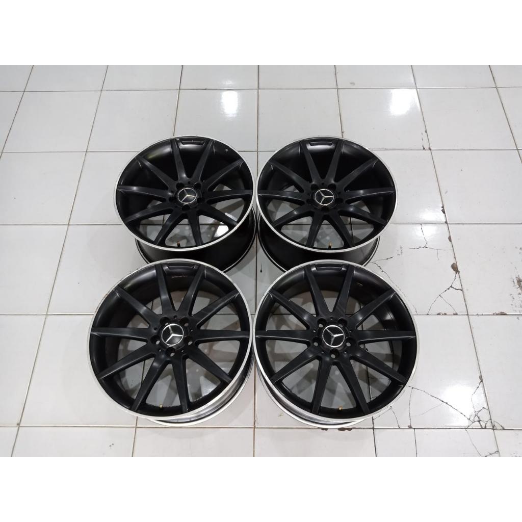 Velg Mobil Second AMG Ring 19 Lubang 5x112 Cocok MERCY VW AUDI MINI DFSK DLL