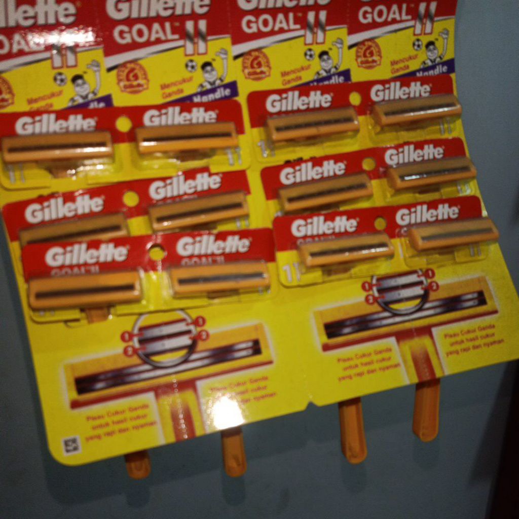 PROMO ! Alat cukur Gillette flexi blue 2 gillette goal