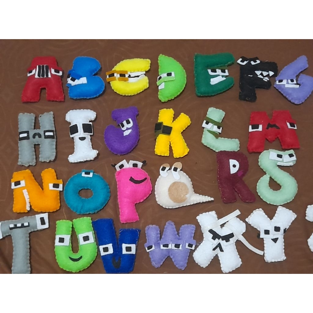 Huruf lore boneka huruf custom 1 paket