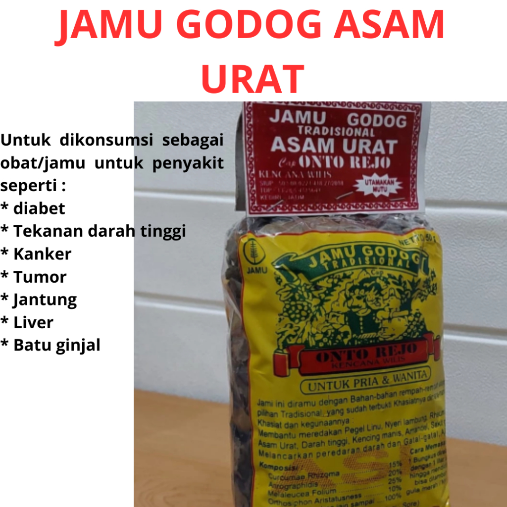 

Jamu Godok Tradisional Asam Urat rematik sakit pinggang encok
