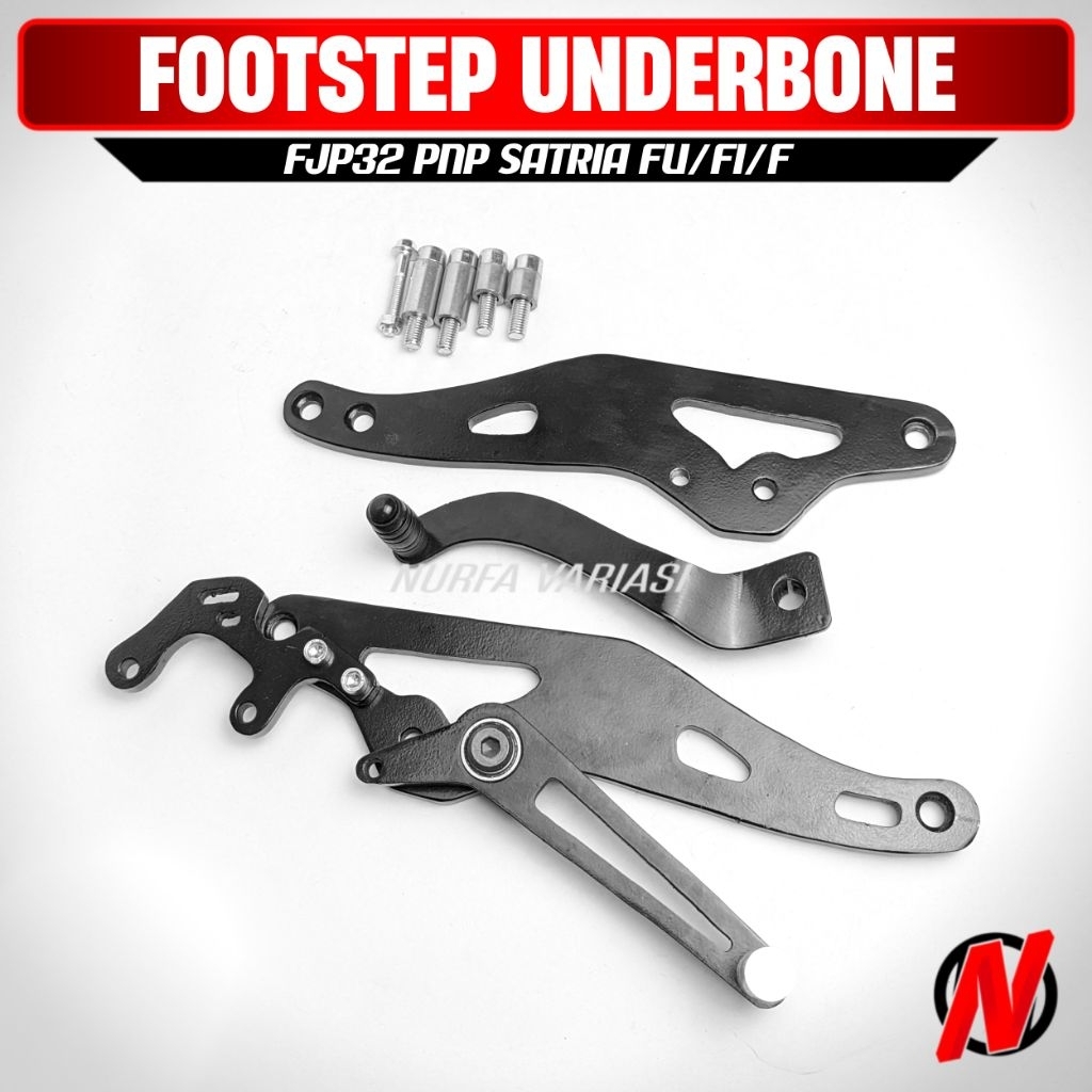 Underbone Satria Fu Custom Plat Besi Satria Fu 150 Karbu / FuFi Fu Injeksi 150 (Satria New)