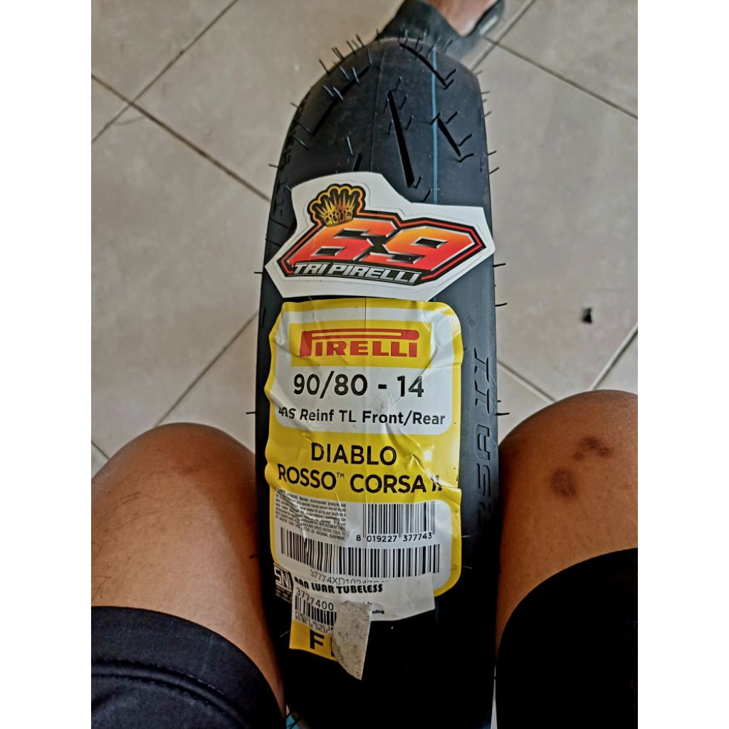 pirelli diablo rosso corsa 2 90/80-14