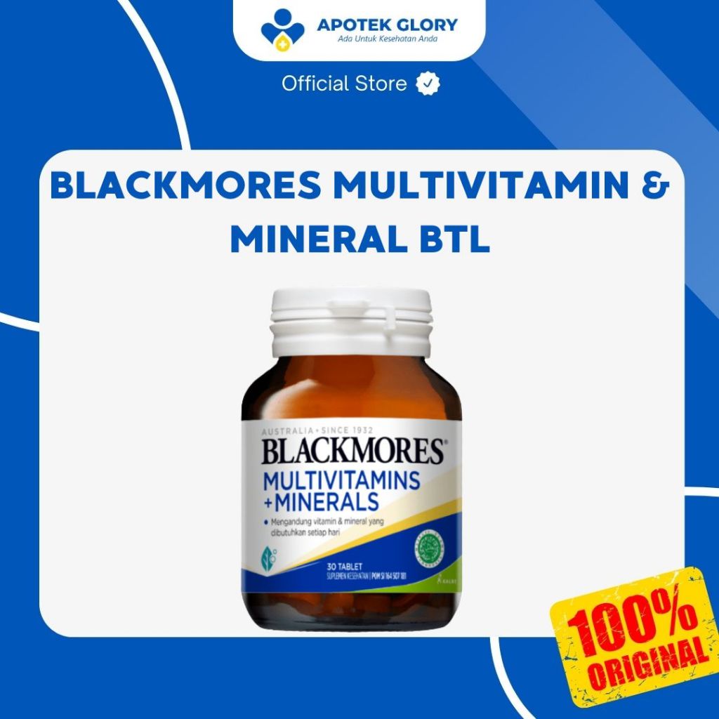 BLACKMORES MULTIVITAMIN & MINERAL BTL VITAMIN MEMELIHARA KESEHATAN