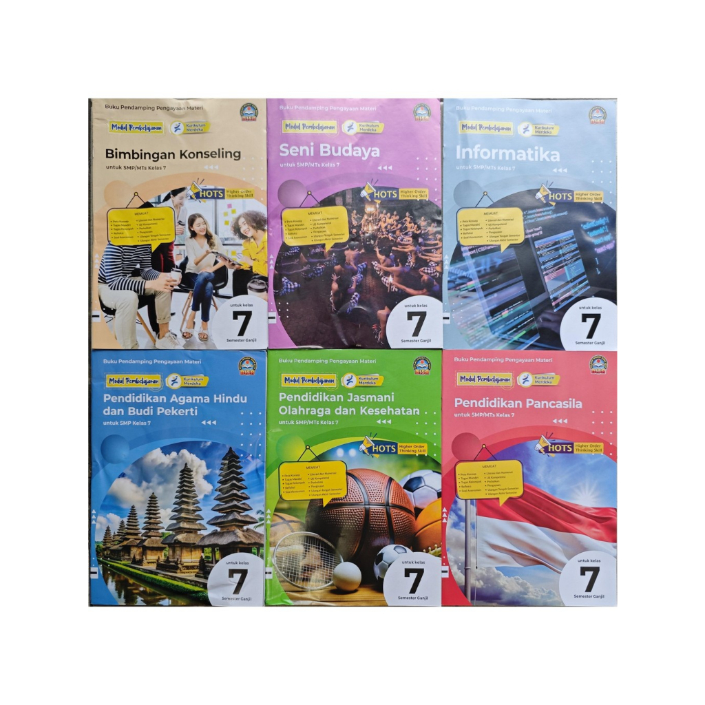 LKS BISA SMP KELAS 7 KM IPA, IPS, MATEMATIKA, AGAMA HINDU, BAHASA INDO, BAHASA INGGRIS, INFORMATIKA,