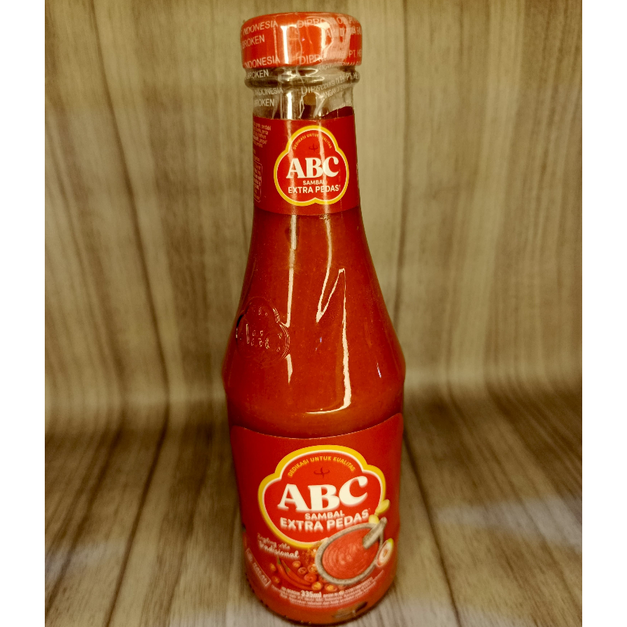 

ABC Saos Sambal Extra Pedas Botol Kaca 335ML