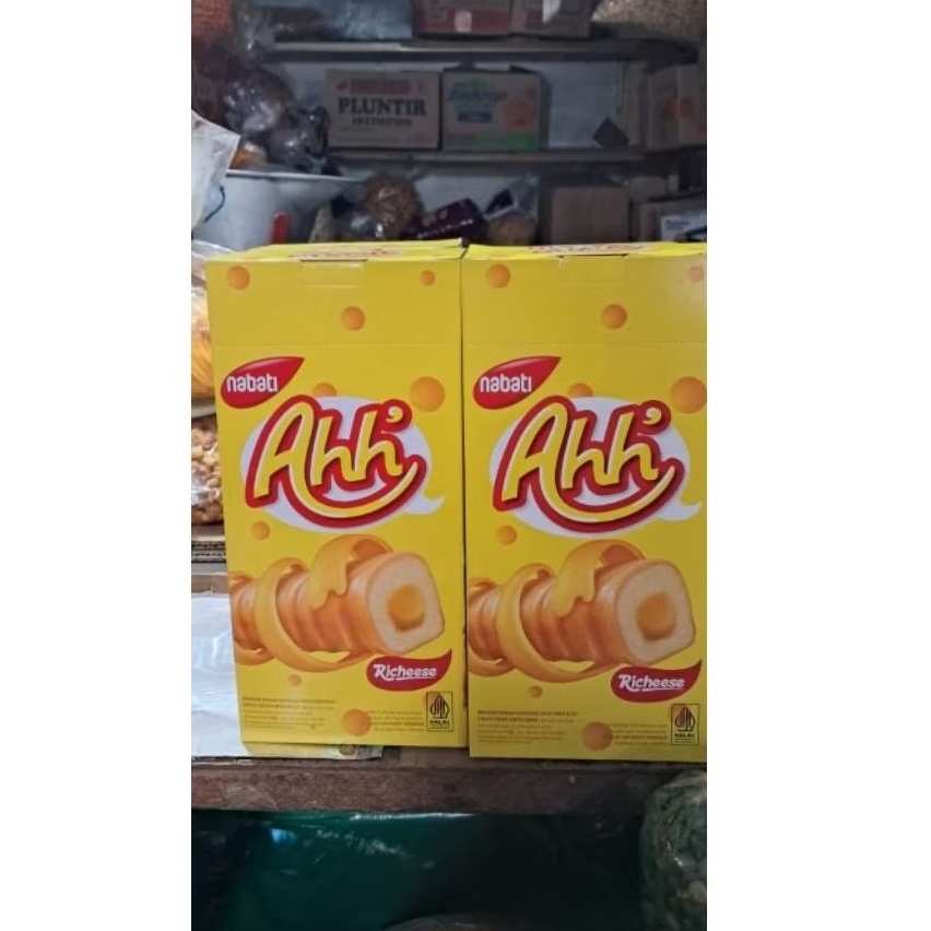 

Snack Ahh keju Panjang, 1 Box isi 10 pcs