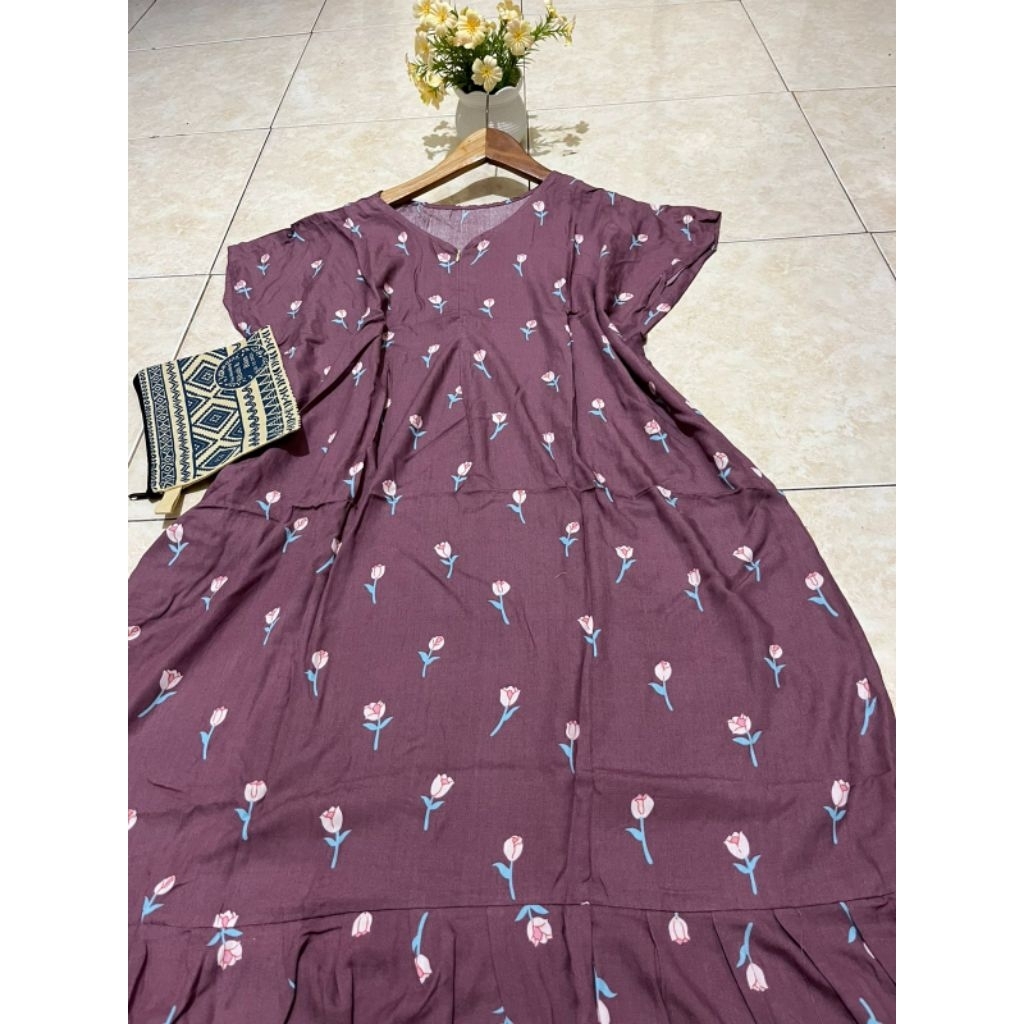 DASTER RUFFLE PENDEK SELUTUT BUSUI