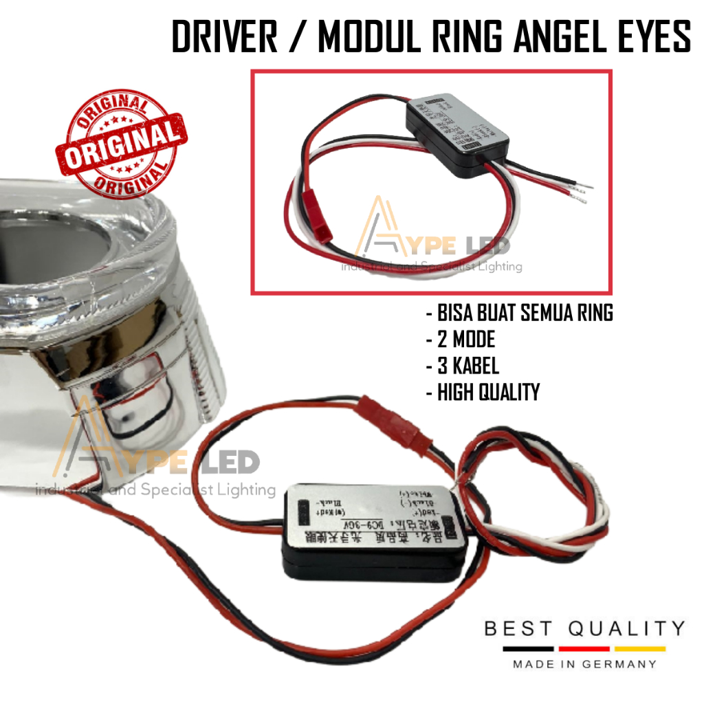 Inverter Angel Eye Led Cob Kristal Ring Modul Shroud Bmw Crystal Universal Led Chip