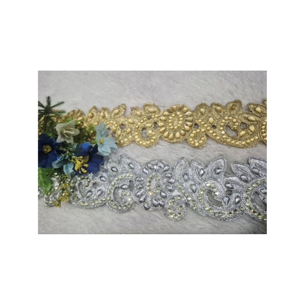 renda india bordir tengah