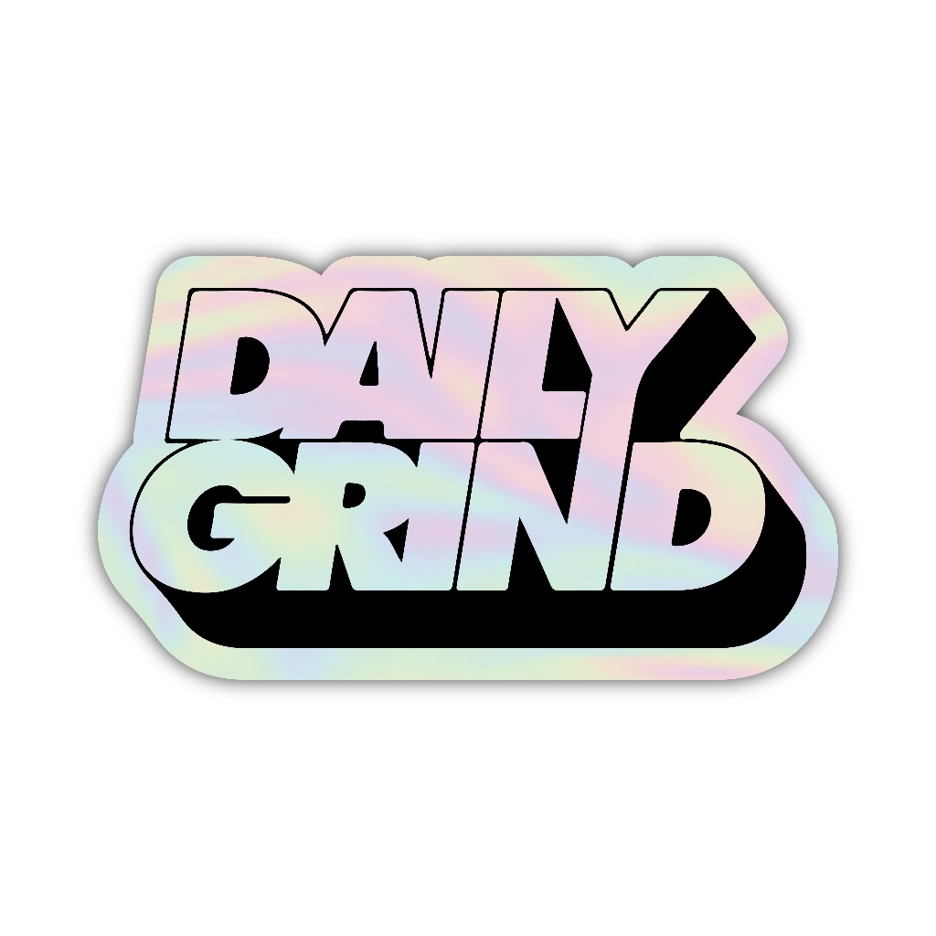

Z500 sticker daily grind aesthetic, stiker hologram satuan