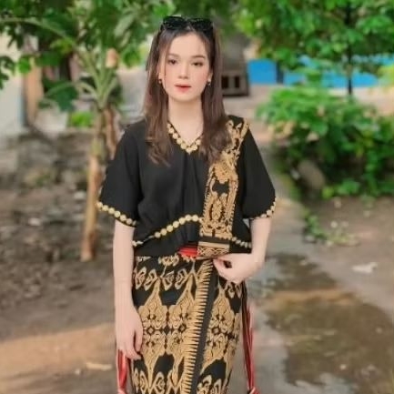 setelan lambung Sasak viral Dewasa Songket Katun