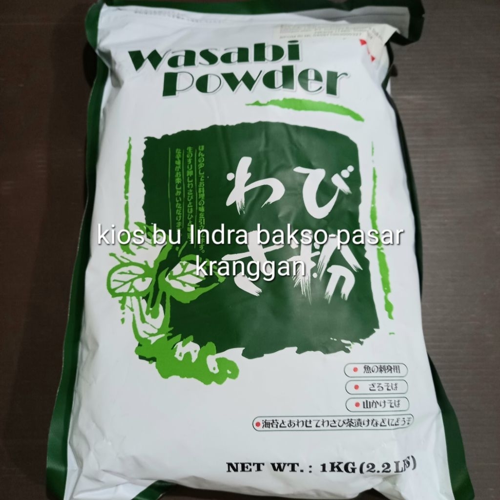 

wasabi powder 1 kg bubuk yuanyuan linyi tabur japanese food impor horseradish