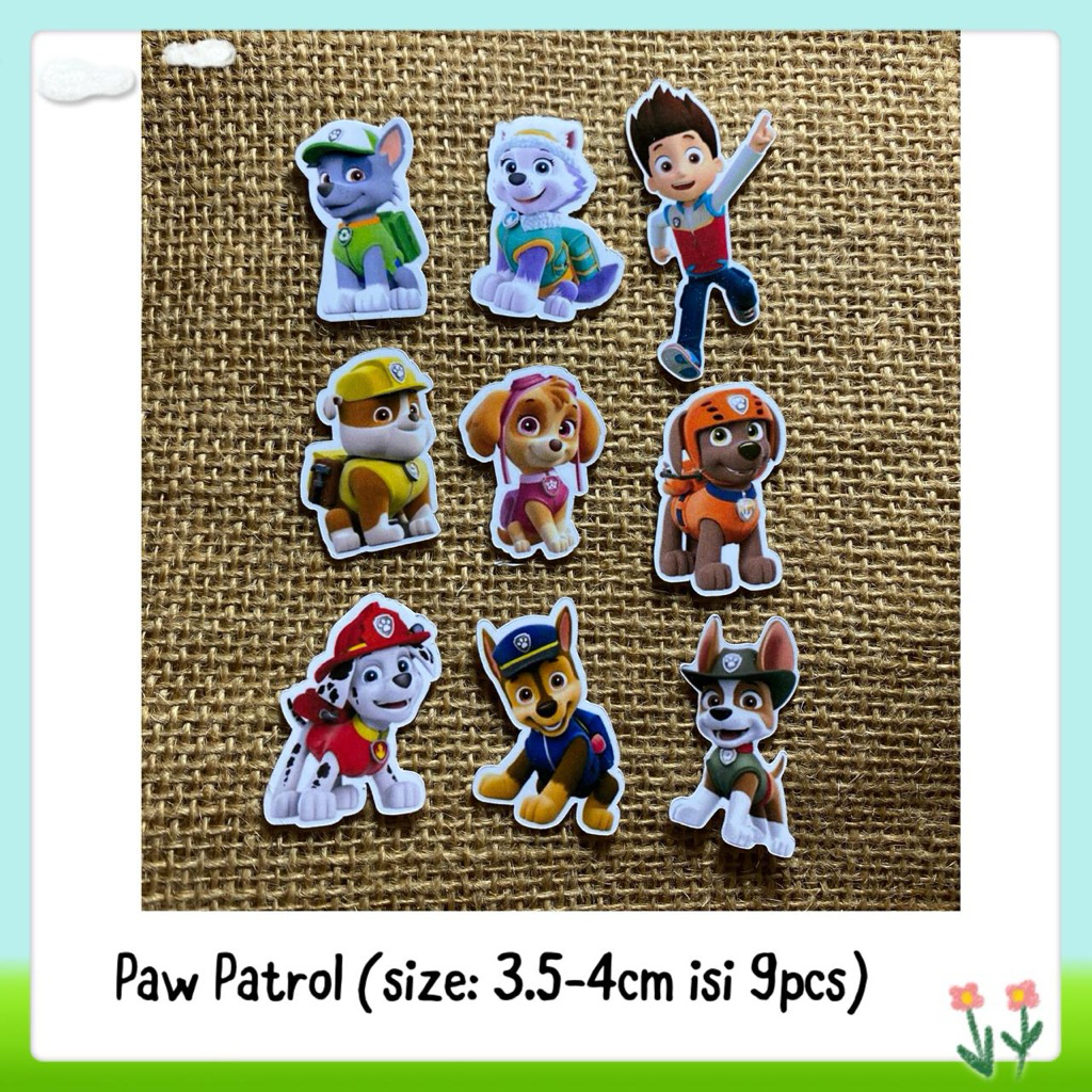 

sticker tempelan glossy disney paw patrol