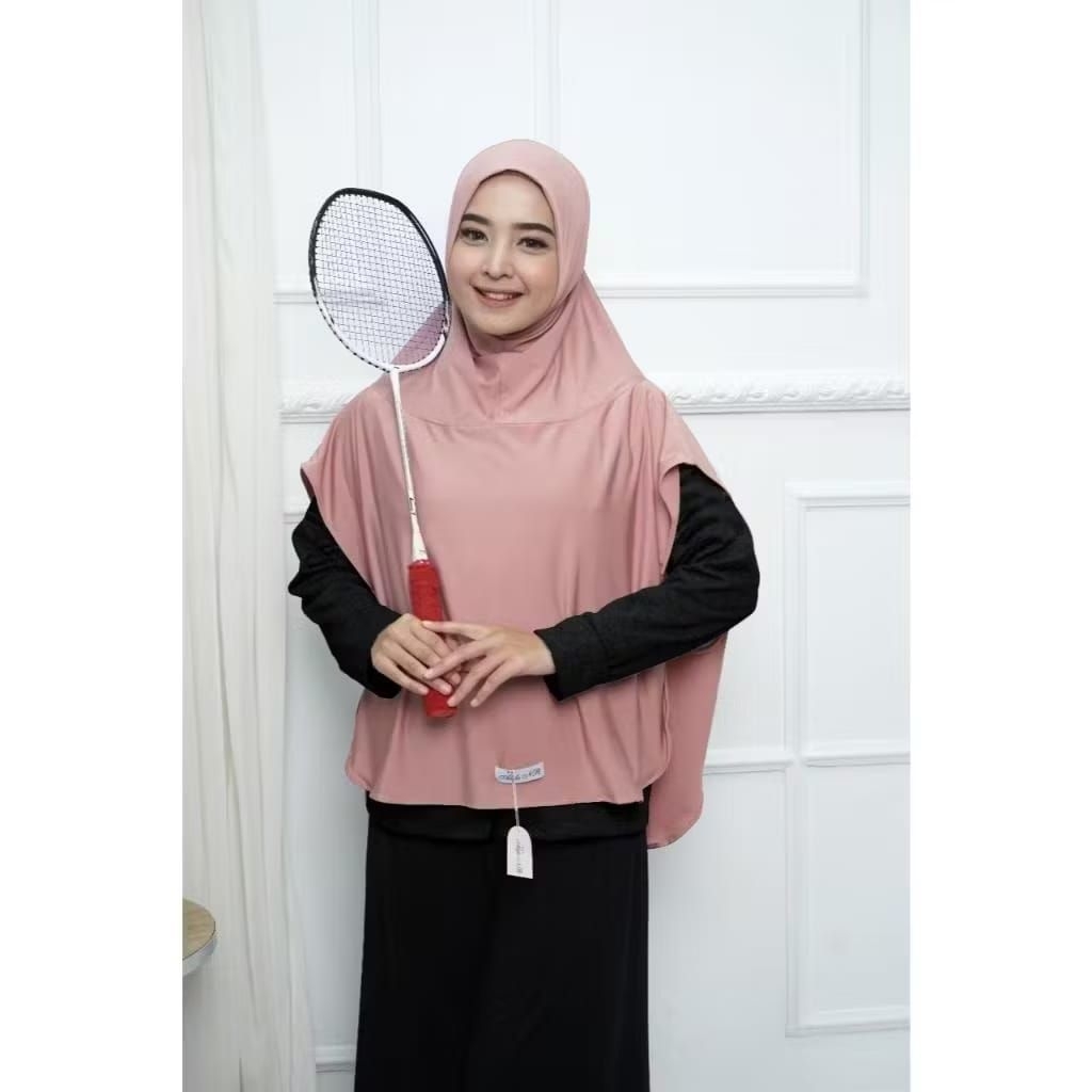 - BERGO SPORT OLAHRAGA || JILBAB ROMPI OLGA || HIJAB INSTAN VEST