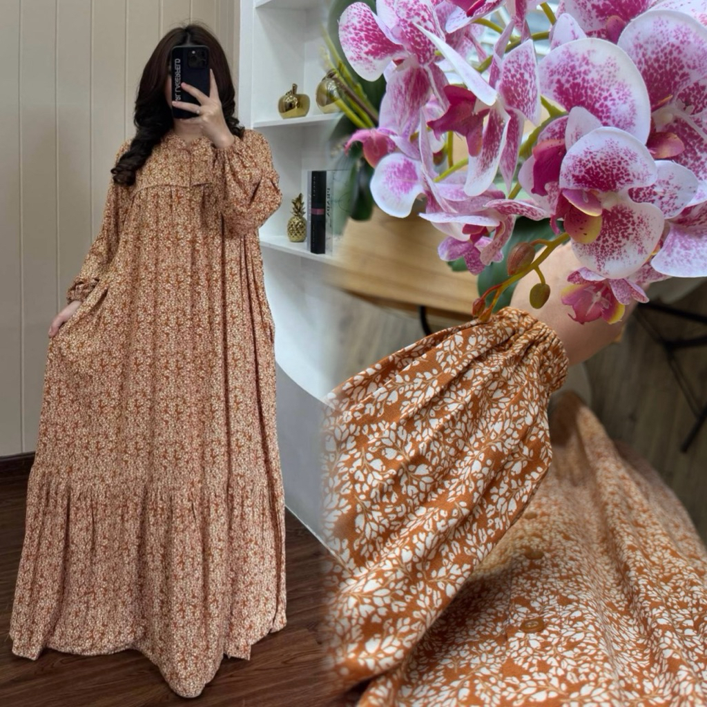 100% AMAN NAISA DRESS By ZIYA ~ Gamis Cotton Rayon Premium Terbaru 2025