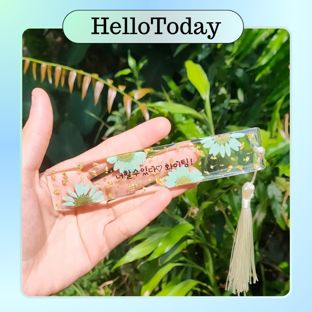 

Bookmark Custom Dried Flower Bookmark Custom Pembatas buku Resin Art