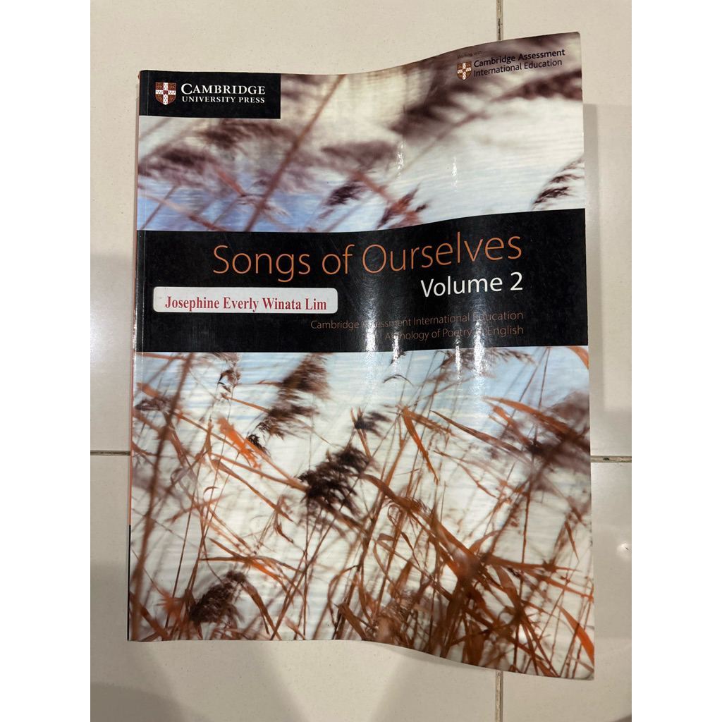 [PRELOVED] Cambridge Songs of Ourselves Volume 2 Anthology of Poetry in English
