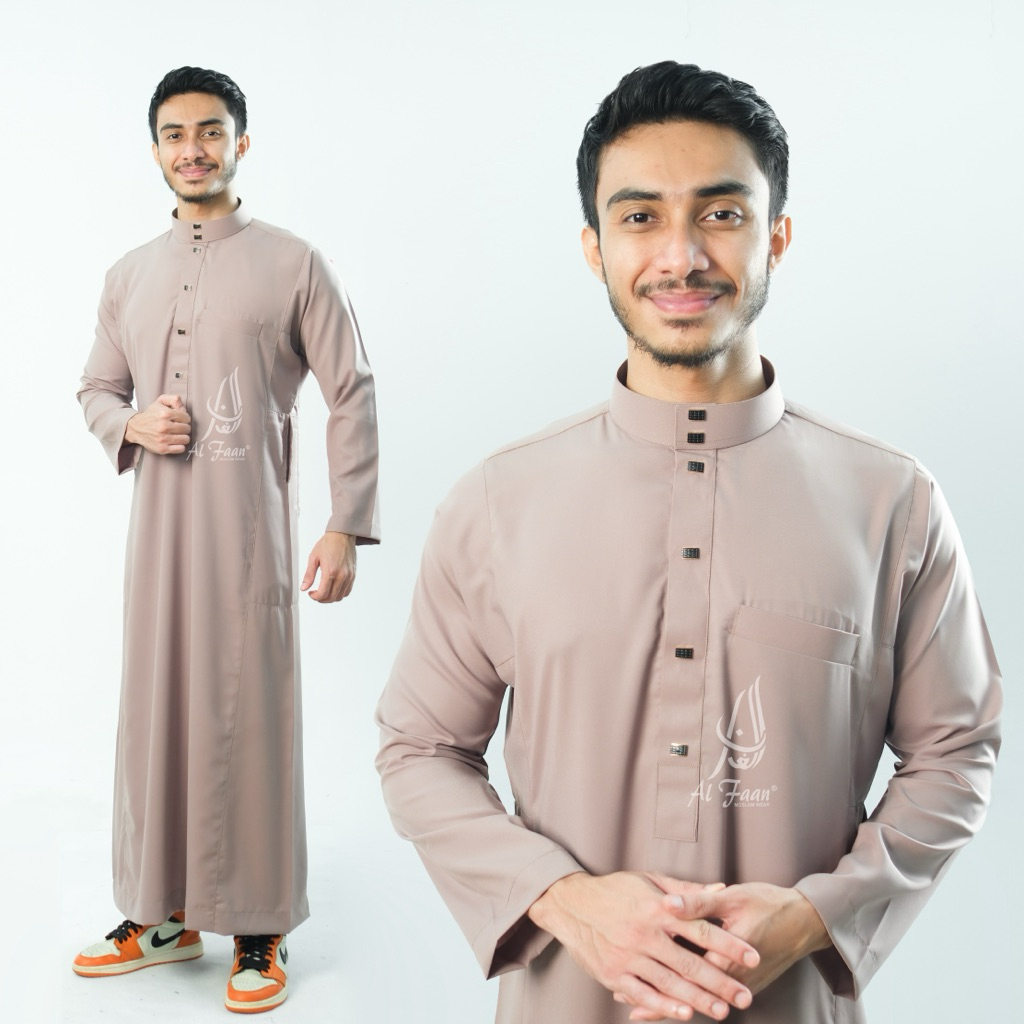 terbaru jubah gamis pria jubah slimfit jubba alfaan gamis jubah pria muslim busana muslim pria jubah