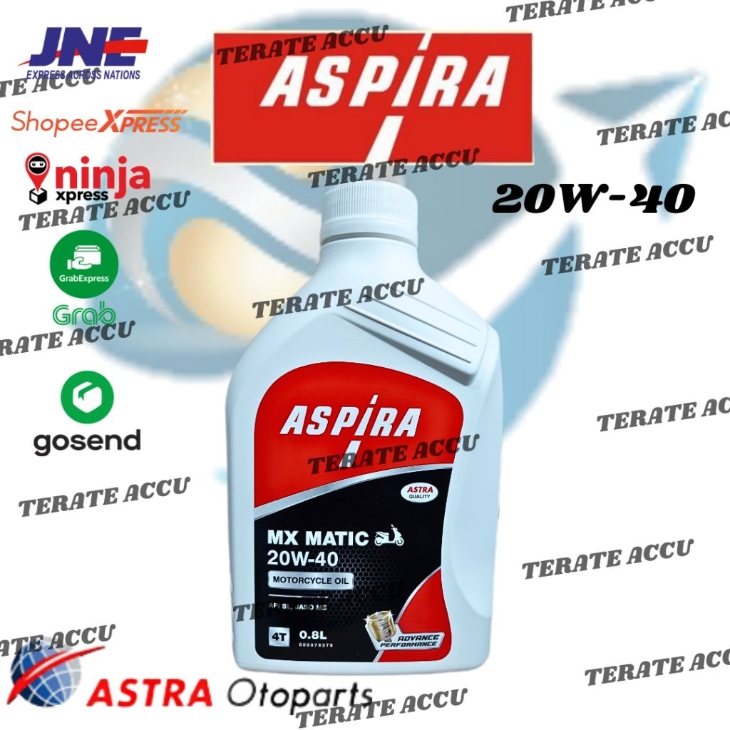 Oli Motor Matic ASPIRA 20W-40 0,8L Original ASTRA OTOPART
