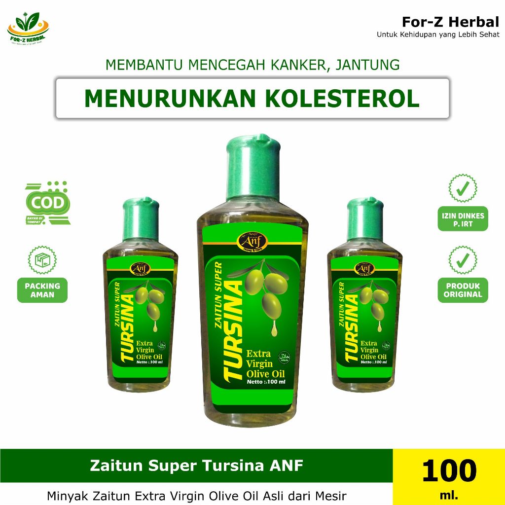 

Minyak Zaitun Super Tursina An Naafi Extra Virgin Olive Oil - 100 ml