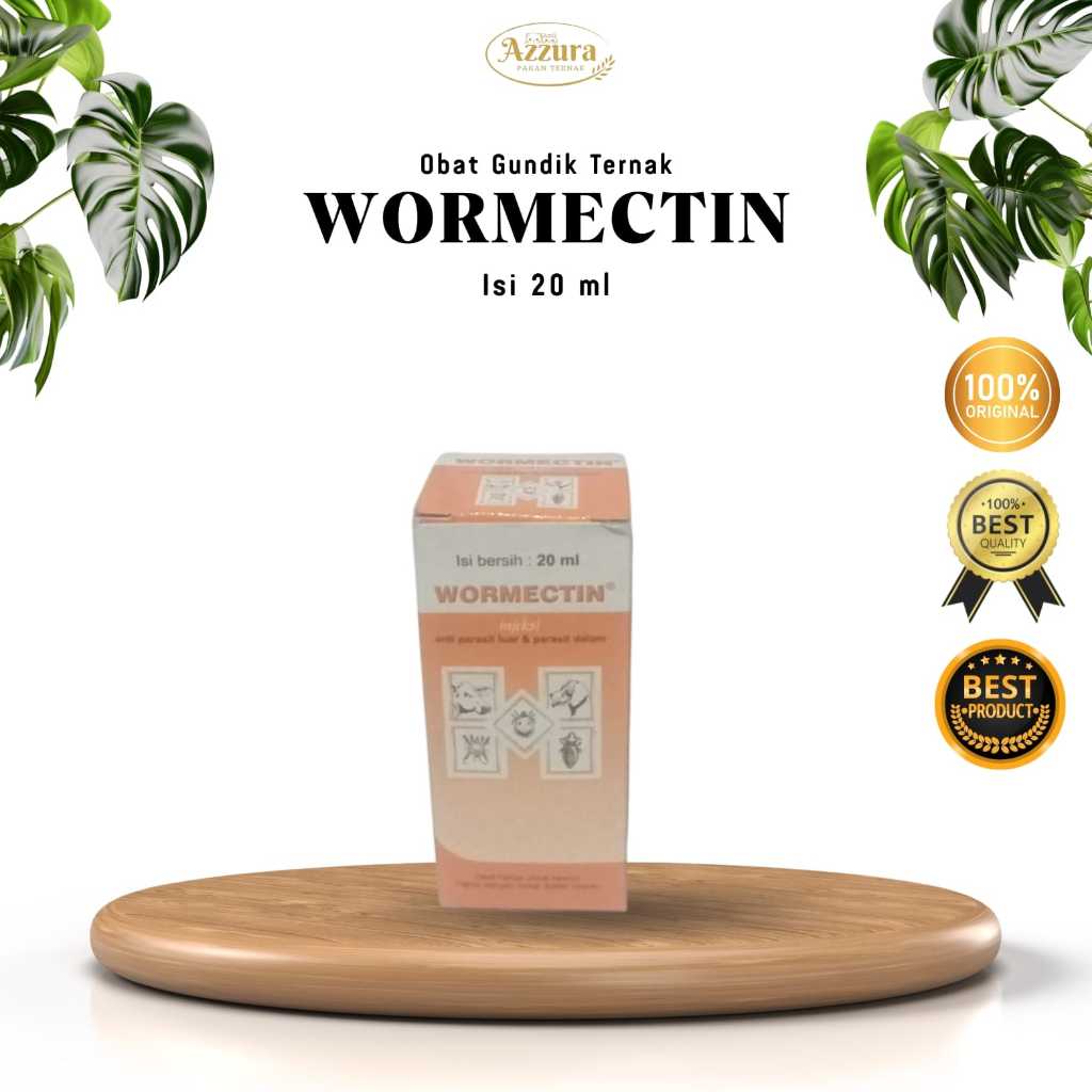 WORMECTIN 20 MIL obat gudi untuk kambing, sapi, domba dll