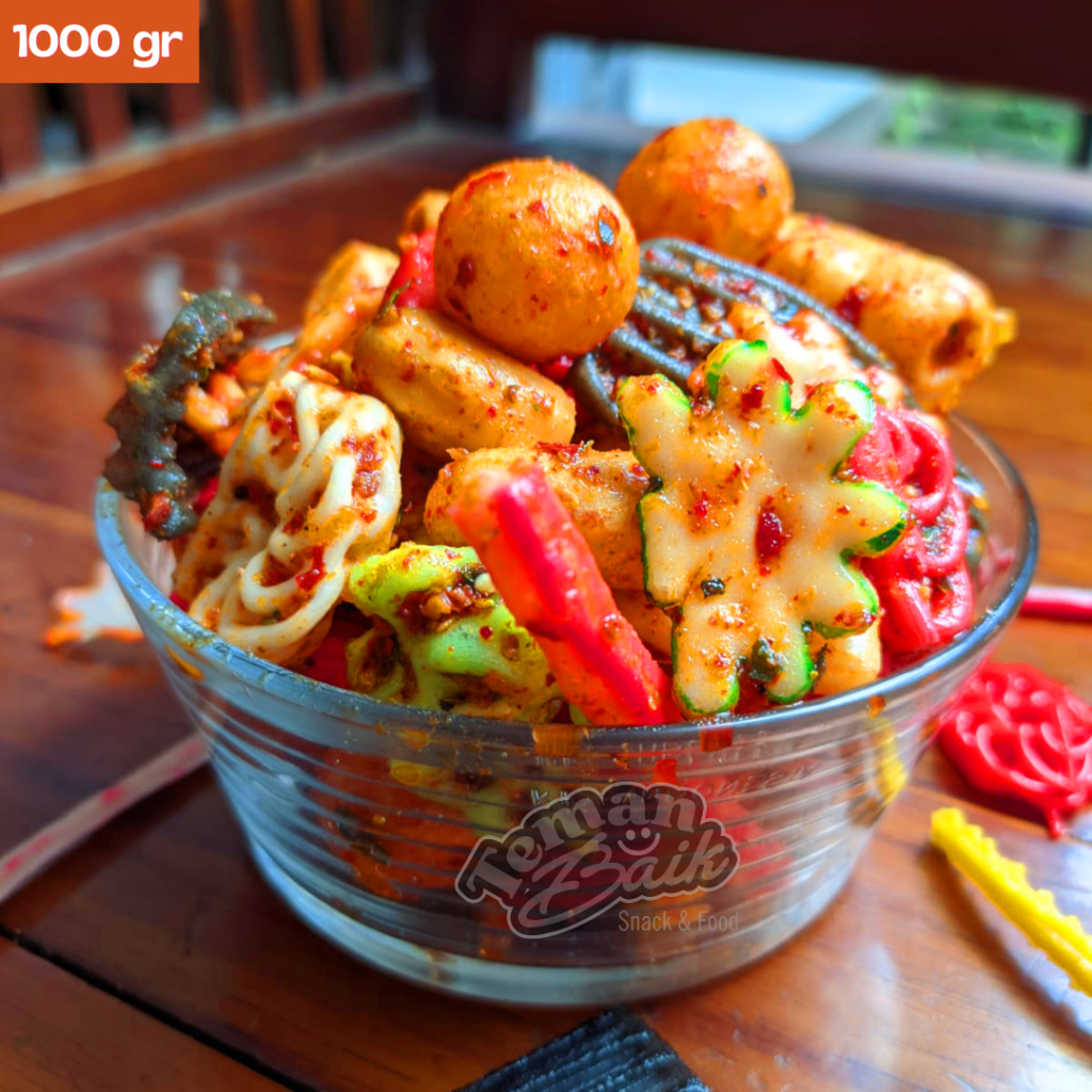 

Teman Baik - Seblak kering Sebering gurih pedas daun jeruk 1000 gr