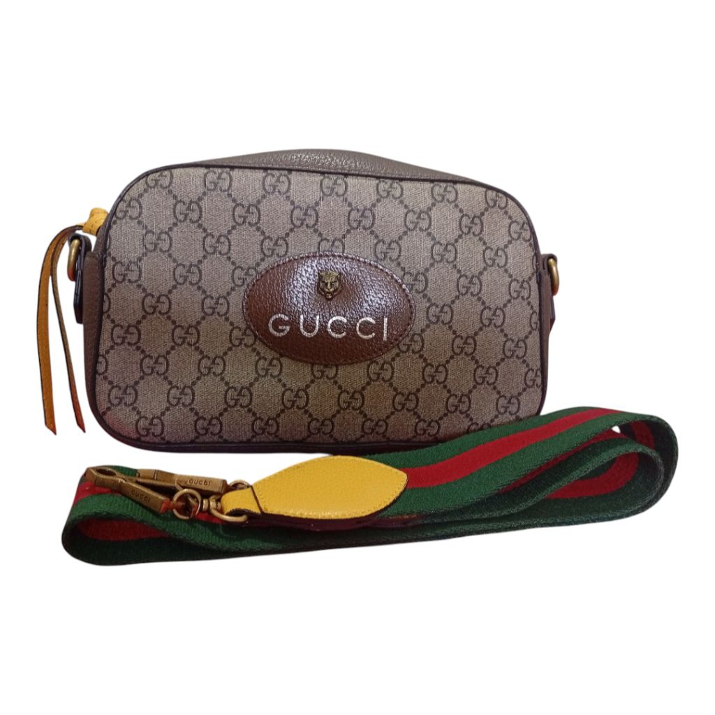 Tas sling-bag, tas authentic tas GUCCI GG camera preloved